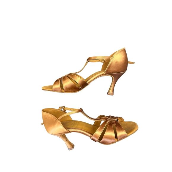 Supa Dance Dark Tan Sateen Leather designed - Picture 2 of 11